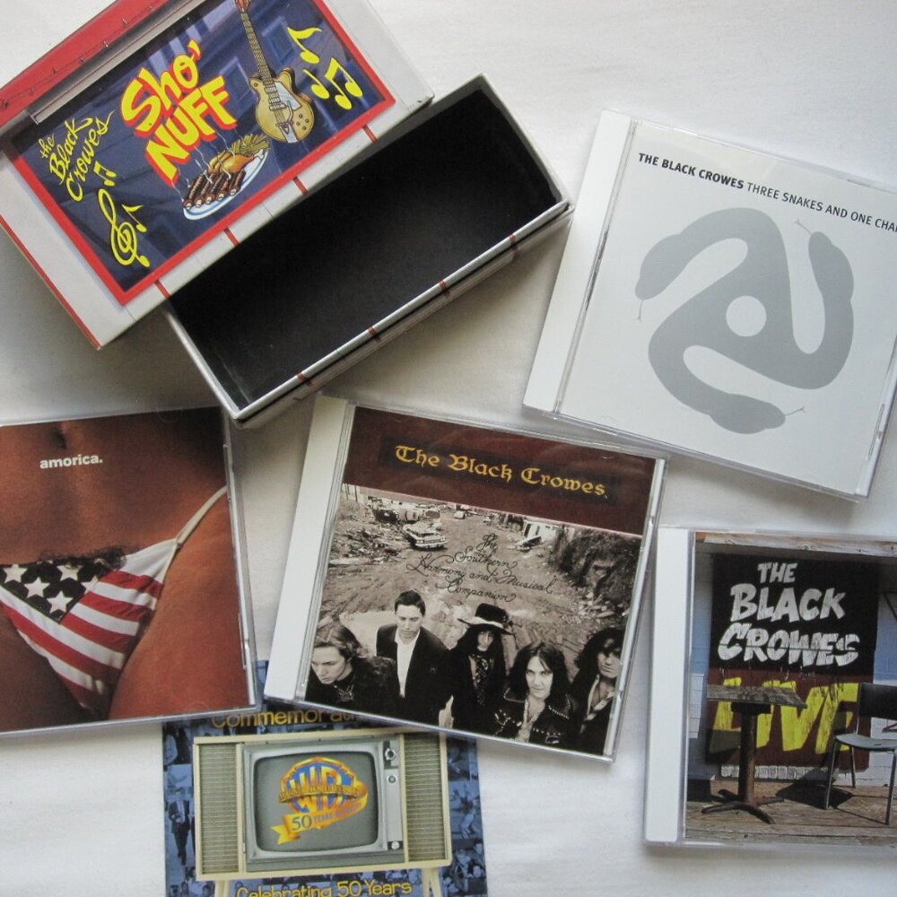 The Black Crowes CD Boxed Set: Sho' Nuff, 4 CD's with bonus DVD